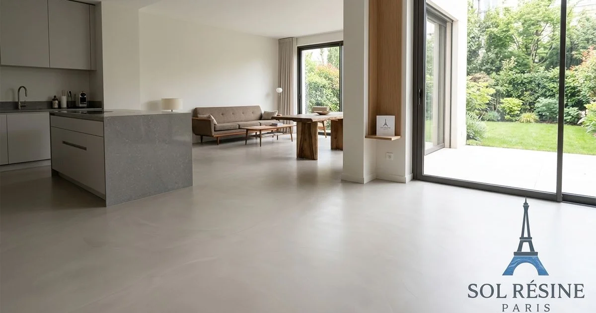 Sol Résine Époxy pour Cuisine