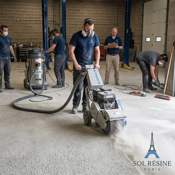 Réalisation 4 Sol Résine Paris